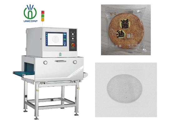 Иностранные материалы Камень / Стекло / Металлические машины рентгеновского контроля для упаковки пищевых продуктов