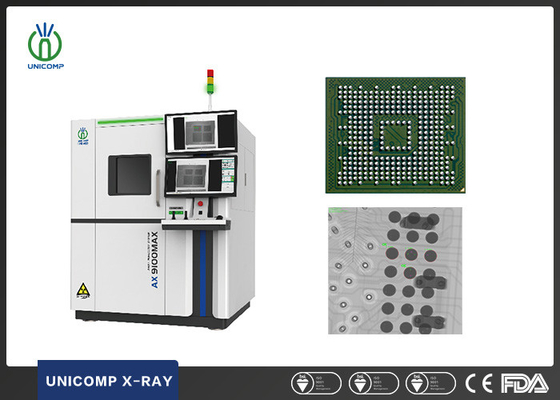 Высокие спецификации электронные платы 2D &amp; 2.5D рентгеновская машина AX9100MAX с 360-градусным вращающимся столом для BGA&amp;PCB