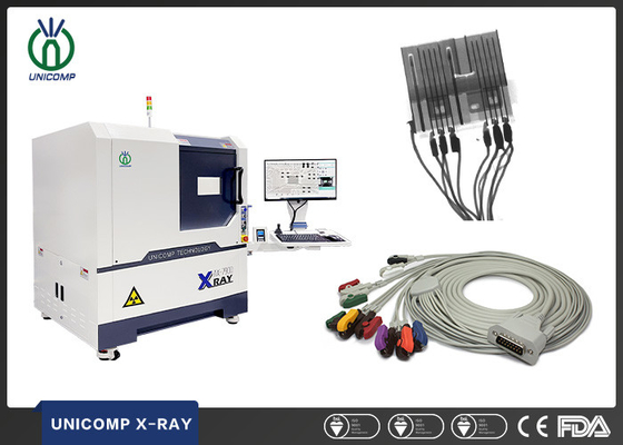 Машина AX7900 рентгенодефектоскопического контроля microfocus 2.5D Unicomp с косым взглядом для осмотра отказов проводки &amp; кабелей провода