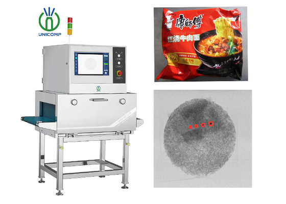 Оборудование для рентгеновского обнаружения пищевых продуктов для проверки сухих упакованных продуктов с автоматическим отталкивателем
