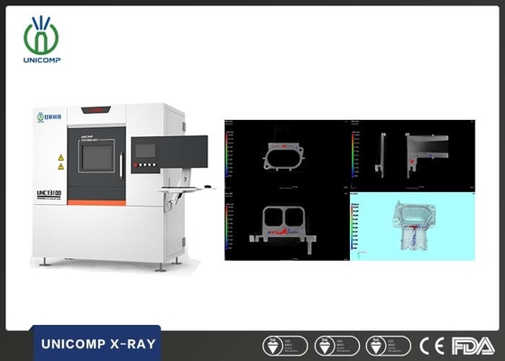 160KV CT Machine Unicomp UNCT3100 Для цилиндров / металлических литей / аэрокосмических деталей 3D неразрушающее испытание