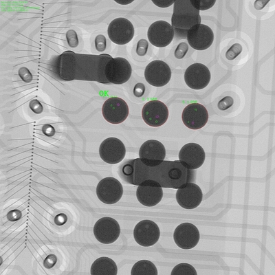 SMT PCB рентгеновская машина Unicomp AX9100MAX высокое разрешение микронов фокусные точки размер для BGA пустоты и сварки пасты инспекции