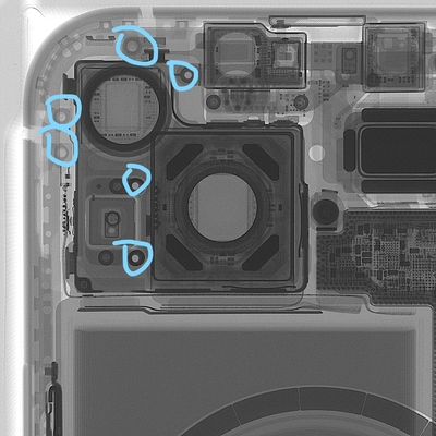 Unicomp AX7900 высокие спецификации 2D 2.5D рентгеновский аппарат для проверки сотовых телефонов и проверки трещин
