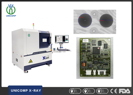 90kv рентгеновская машина высокого разрешения Unicomp AX7900 с 5um трубкой для проверки кривизны проводов BGA