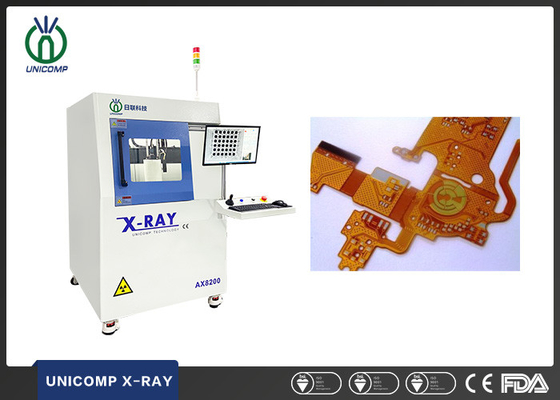 Детектор AX8200 изображения FPD 100KV x Рэй для PCB FPC SMT BGA