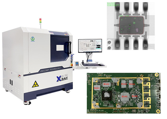 оффлайновый передвижной рентгеновский аппарат Unicomp AX7900 PCB 90kV для шариков IC & BGA паяя