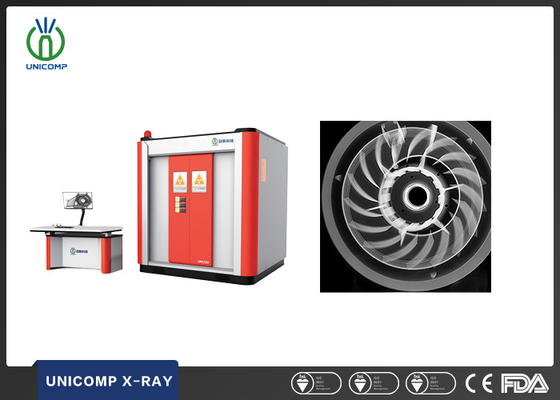 Unicomp UNC320 рентген идентифицирует недостатки в аэрокосмических литых компонентах