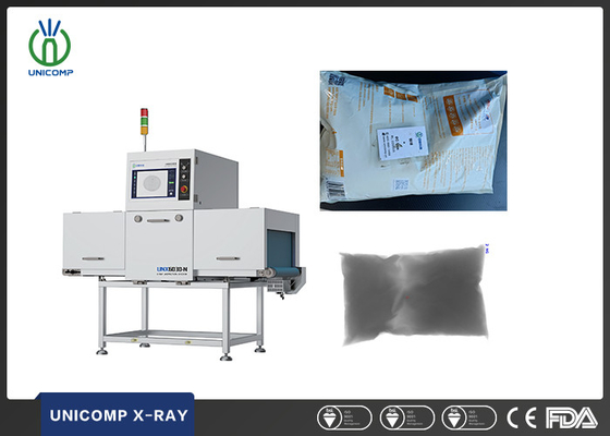 Высокоточная интеллектуальная система рентгеновского сканера пищевых продуктов Unicomp UNX6030N для крупно упакованных продуктов питания
