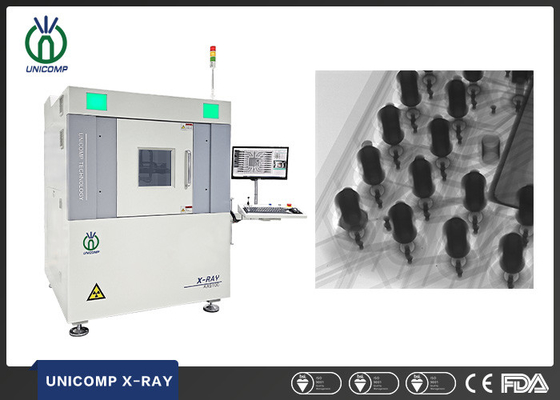 рентгеновский снимок microfocus 130kV Unicomp AX9100 для осмотра SMT PCBA BGA паяя